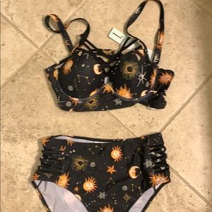 Sun and moon US 6 swimsuit